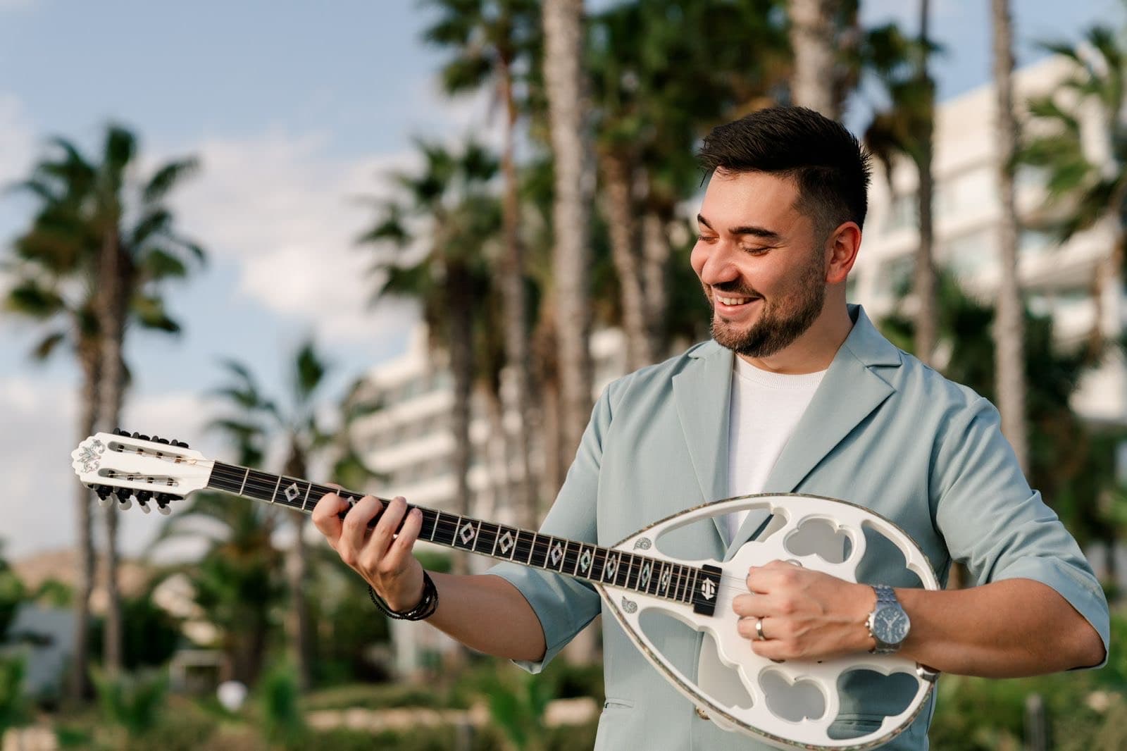 Chris M., bouzouki player — SoundMykonos, Mykonos