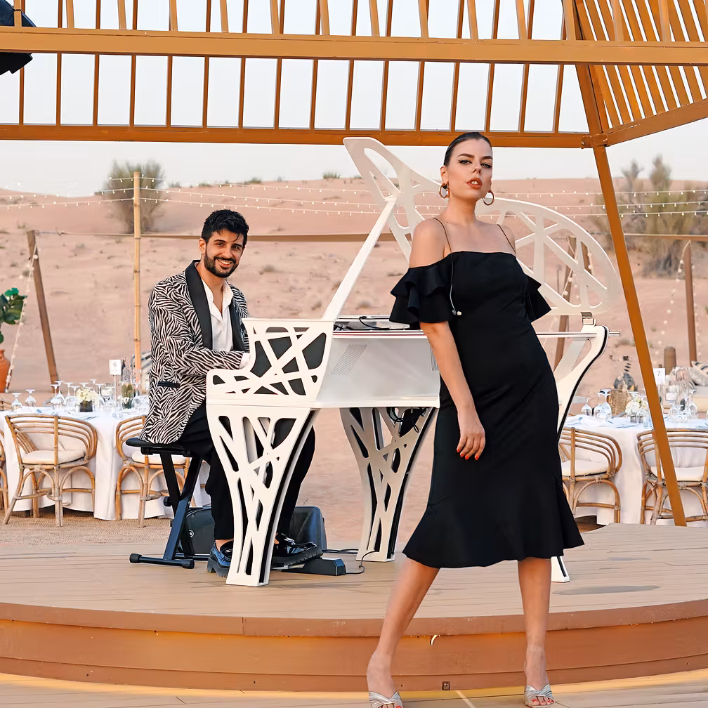 Smooth mood project, Vocal & Piano Duo — SoundMykonos, Mykonos